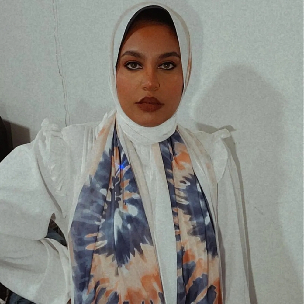 Crepe chiffon digital printing hijab scarf one size 170x70cm